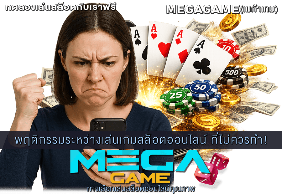 พฤติกรรมระหว่างเล่นเกมสล็อตออนไลน์